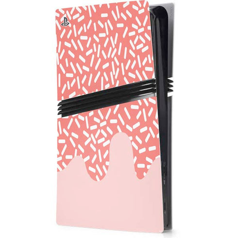 Coral Spring Sprinkles PS5 Pro Console Skin