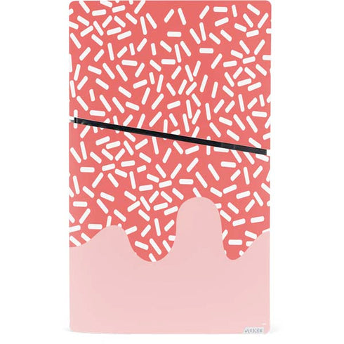 Coral Spring Sprinkles PS5 Slim Digital Edition Console Skin