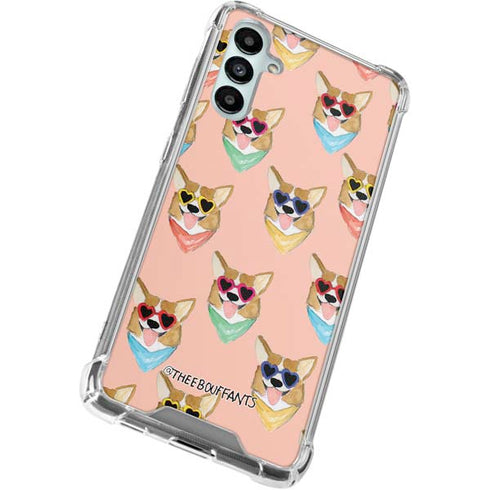 Bouffants and Broken Hearts Corgi Love Gabb Phone 4 Clear Case