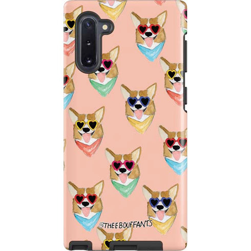 Bouffants and Broken Hearts Corgi Love Galaxy Cases