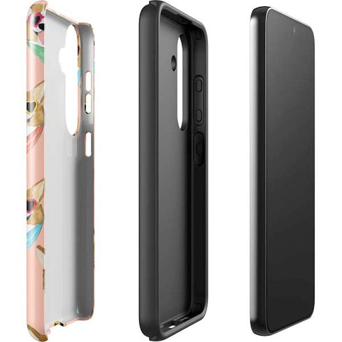 Bouffants and Broken Hearts Corgi Love Galaxy S25 Plus Impact Case