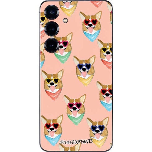 Bouffants and Broken Hearts Corgi Love Galaxy S24 Plus Skin
