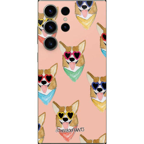 Bouffants and Broken Hearts Corgi Love Galaxy S25 Ultra Skin