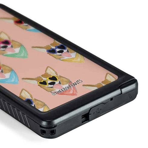 Bouffants and Broken Hearts Corgi Love Galaxy S24 Ultra Waterproof Case