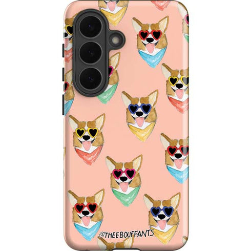 Bouffants and Broken Hearts Corgi Love Galaxy S26 Plus Impact Case