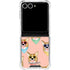 Bouffants and Broken Hearts Corgi Love Galaxy Z Flip7 Clear Case