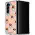 Bouffants and Broken Hearts Corgi Love Galaxy Z Fold5 5G Clear Case