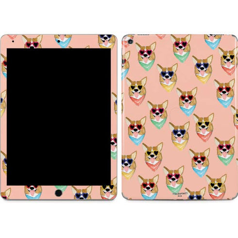 Bouffants and Broken Hearts Corgi Love iPad Skins