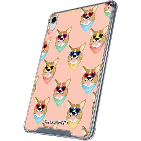 Bouffants and Broken Hearts Corgi Love iPad 11th Gen (2025) Clear Case