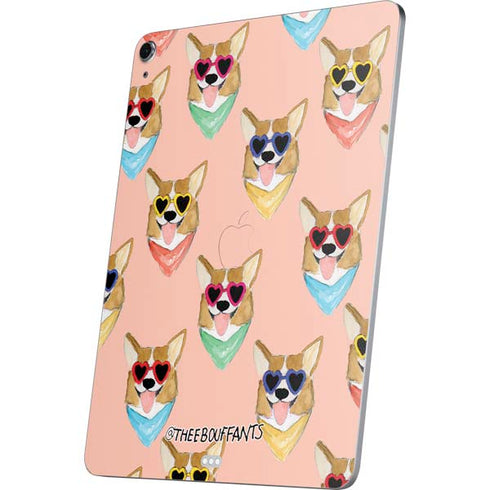 Bouffants and Broken Hearts Corgi Love Apple iPad Air Skin