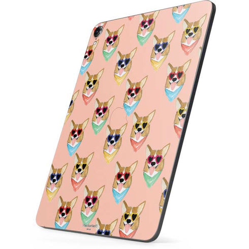 Bouffants and Broken Hearts Corgi Love Apple iPad Pro Skin