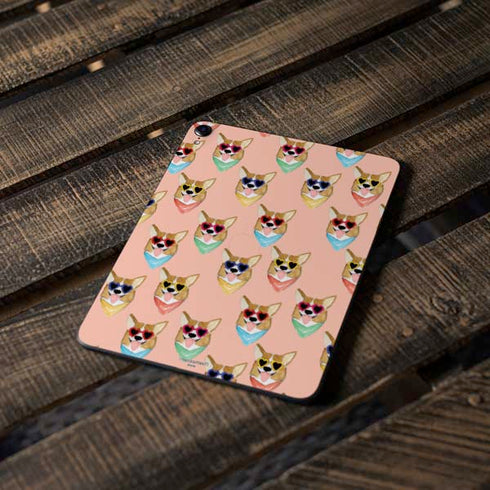 Bouffants and Broken Hearts Corgi Love Apple iPad Pro Skin