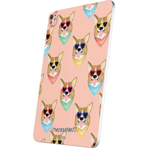 Bouffants and Broken Hearts Corgi Love iPad Pro 13in M4 (2024) Skin