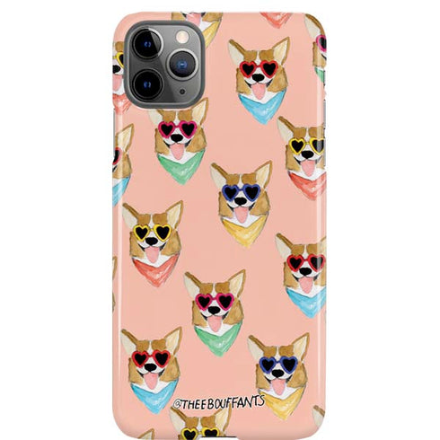 Bouffants and Broken Hearts Corgi Love iPhone Cases