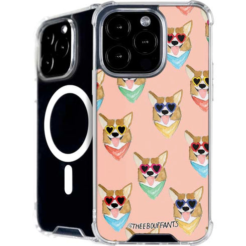 Bouffants and Broken Hearts Corgi Love iPhone 16 Pro MagSafe Case