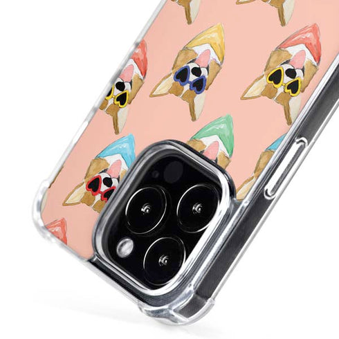 Bouffants and Broken Hearts Corgi Love iPhone 16 Pro MagSafe Case