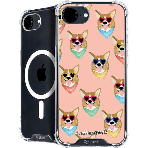 Bouffants and Broken Hearts Corgi Love iPhone 16e MagSafe Case