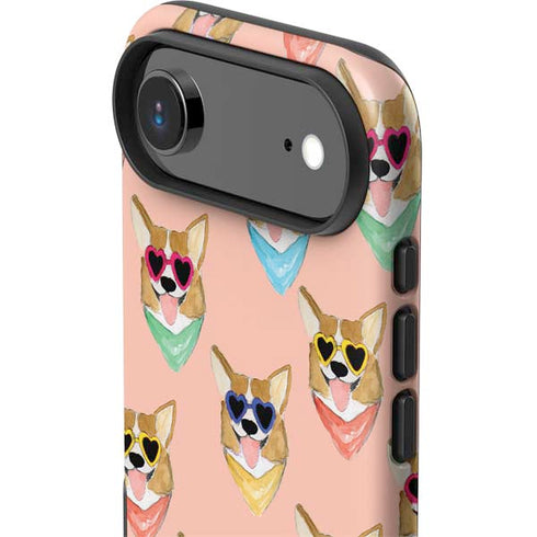 Bouffants and Broken Hearts Corgi Love iPhone 17 Air Impact Case