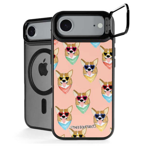Bouffants and Broken Hearts Corgi Love iPhone 17 Air Kickstand Case