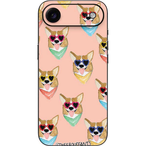 Bouffants and Broken Hearts Corgi Love iPhone 17 Air Skin