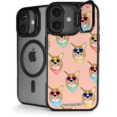 Bouffants and Broken Hearts Corgi Love iPhone 17 Kickstand Case
