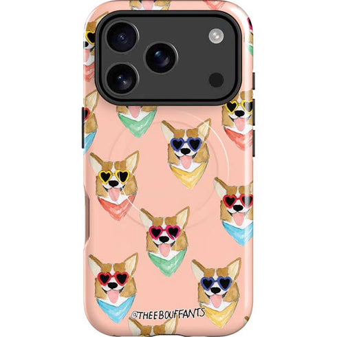 Bouffants and Broken Hearts Corgi Love iPhone 17 Pro Magsafe Impact Case