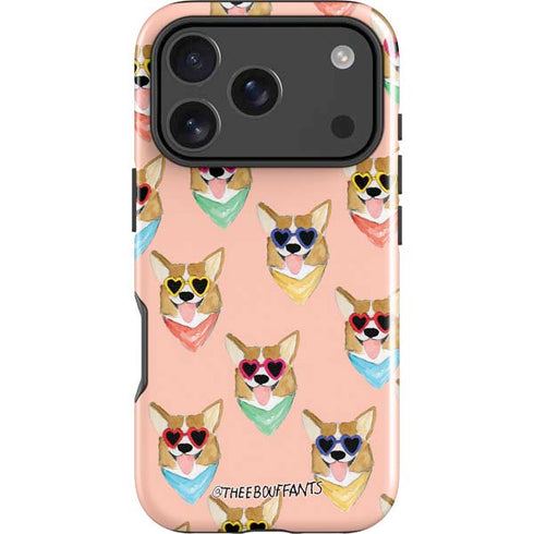 Bouffants and Broken Hearts Corgi Love iPhone 17 Pro Max Impact Case
