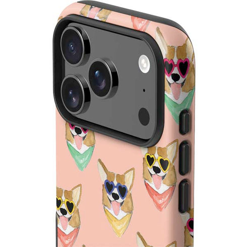 Bouffants and Broken Hearts Corgi Love iPhone 17 Pro Max Impact Case