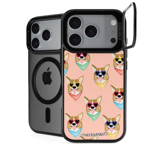 Bouffants and Broken Hearts Corgi Love iPhone 17 Pro Max Kickstand Case