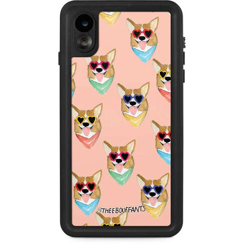 Bouffants and Broken Hearts Corgi Love iPhone Cases