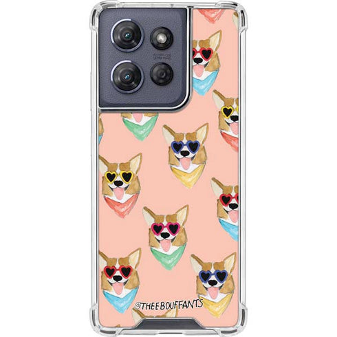 Bouffants and Broken Hearts Corgi Love Moto G Power 5G (2025) Clear Case