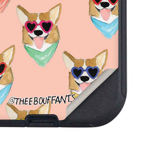 Bouffants and Broken Hearts Corgi Love Otterbox Defender iPhone Skin