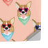 Bouffants and Broken Hearts Corgi Love PS5 Pro Disk Console Skin