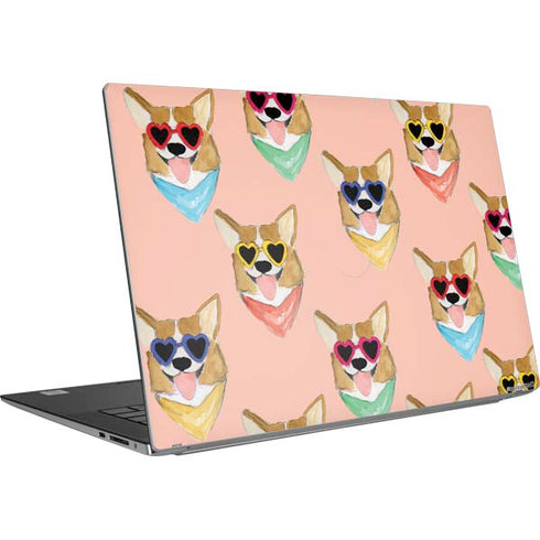 Bouffants and Broken Hearts Corgi Love Dell XPS Skin