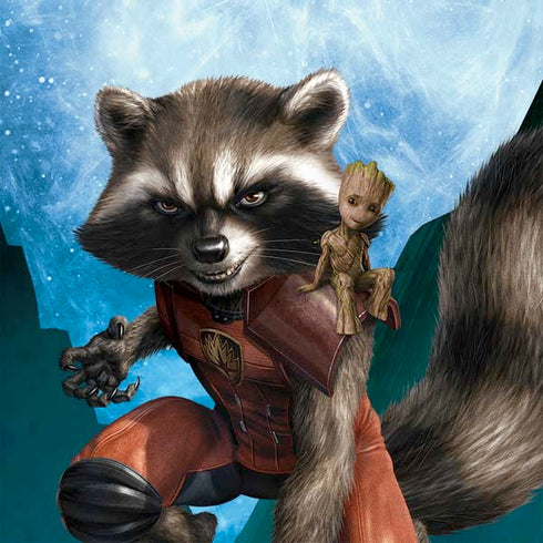 Marvel Rocket and Baby Groot Cosmic Bond Nintendo 2DS XL (2017) Skin