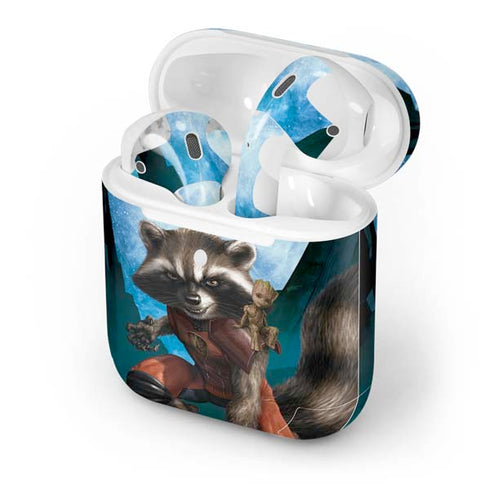 Marvel Rocket and Baby Groot Cosmic Bond Apple AirPods 2 Skin