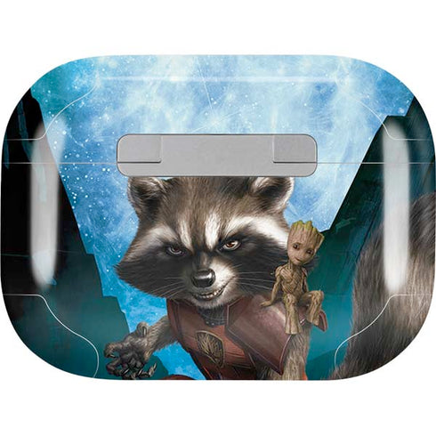 Marvel Rocket and Baby Groot Cosmic Bond Apple AirPods Pro Skin