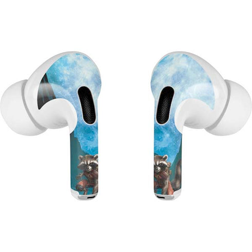 Marvel Rocket and Baby Groot Cosmic Bond AirPods Skins