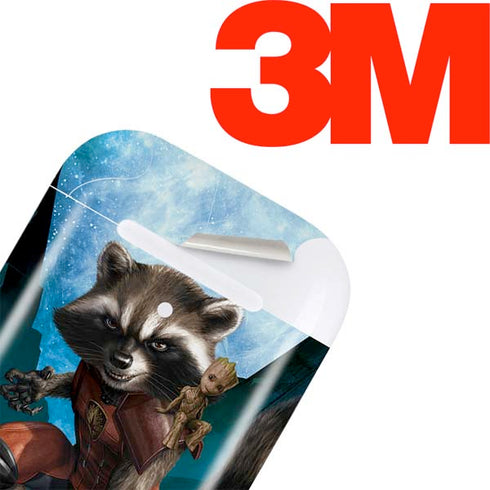 Marvel Rocket and Baby Groot Cosmic Bond Apple AirPods Skin