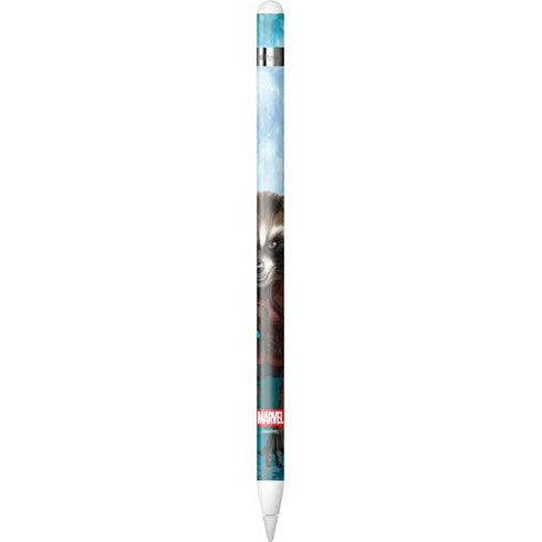 Marvel Rocket and Baby Groot Cosmic Bond Apple Pencil (1st Gen, 2017) Skin