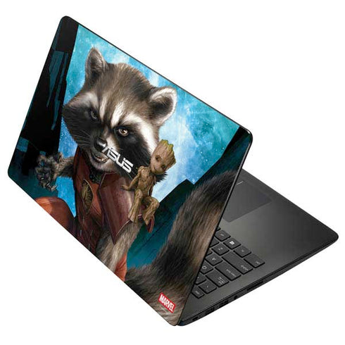 Marvel Rocket and Baby Groot Cosmic Bond Asus X502CA 15.6 Skin