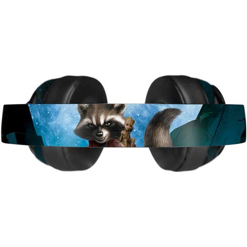 Marvel Rocket and Baby Groot Cosmic Bond Beats Solo Pro Skin