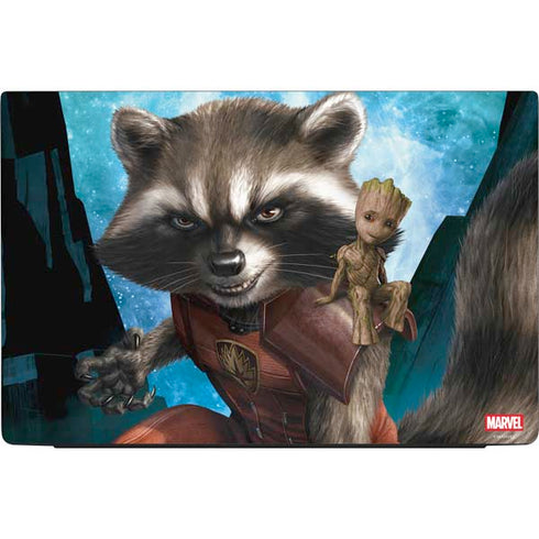 Marvel Rocket and Baby Groot Cosmic Bond Dell Vostro Skin