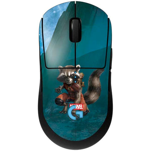 Marvel Rocket and Baby Groot Cosmic Bond G Pro Wireless Gaming Mouse Skin