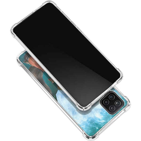 Marvel Rocket and Baby Groot Cosmic Bond Galaxy A12 Clear Case