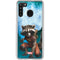 Marvel Rocket and Baby Groot Cosmic Bond Galaxy A21 Clear Case