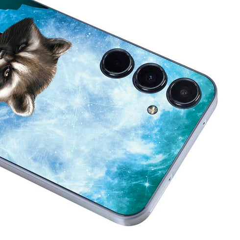 Marvel Rocket and Baby Groot Cosmic Bond Galaxy A35 5G Skin