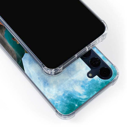 Marvel Rocket and Baby Groot Cosmic Bond Galaxy A55 5G Clear Case
