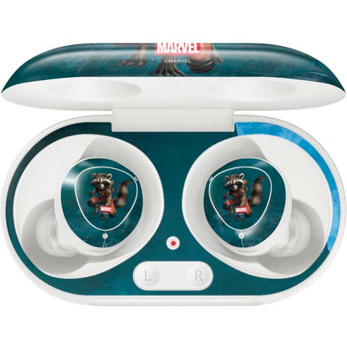 Marvel Rocket and Baby Groot Cosmic Bond Galaxy Buds Plus Skin