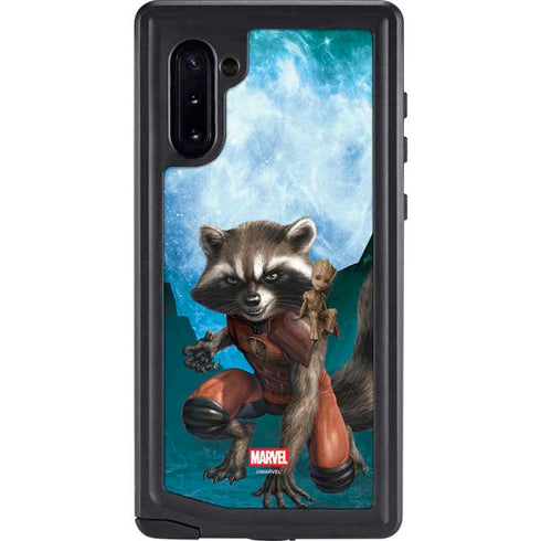 Marvel Rocket and Baby Groot Cosmic Bond Galaxy Cases